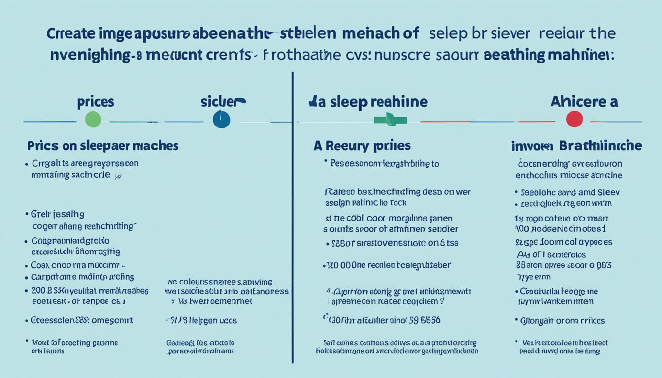 睡眠呼吸機和呼吸機的價格對比：投資與回報分析