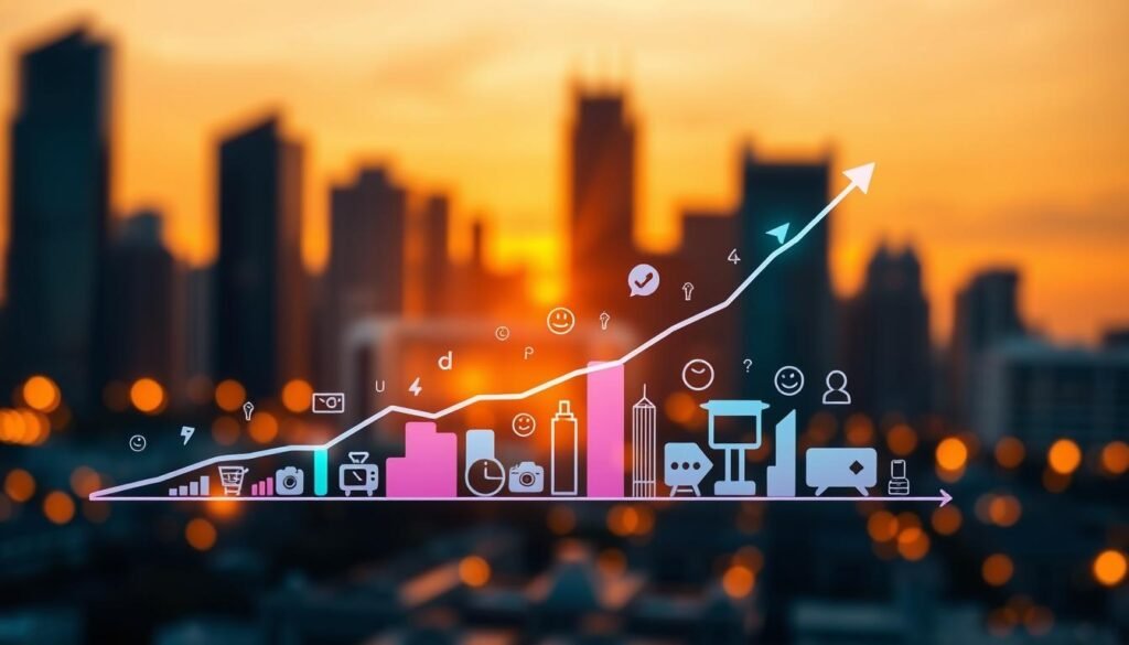 TikTok社交媒体粉丝增长趋势